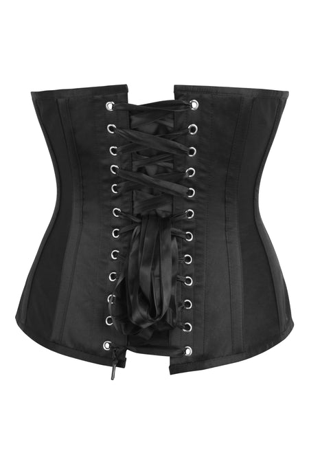 Women's Underbust Corset Plus Size Lace Up with Buttons Pirate Black Waist  Shaping Bustier Corset Top Shaper : : Clothing, Shoes & Accessories