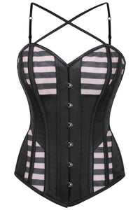 Corset Story FTS209 Caged Effect Mesh and Satin Overbust Corset