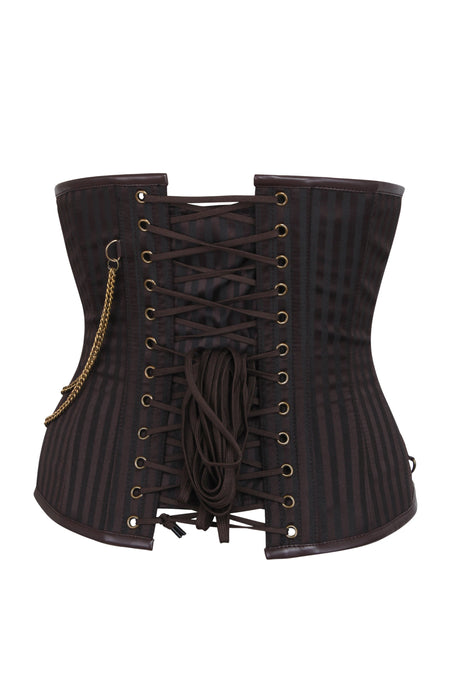 New UnderBust Steampunk corset Striped corset pirate steampunk corset from  The Altered City