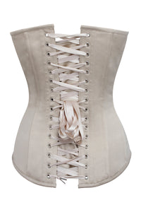 Corset Story TE-008 Champagne Satin Longline Overbust Corset